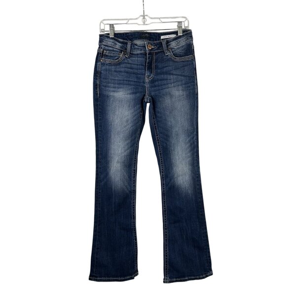 Daytrip Jeans Womens 26R  Long Boot Cut Mid Rise Stretch Denim Virgo Bootcut - Picture 1 of 13